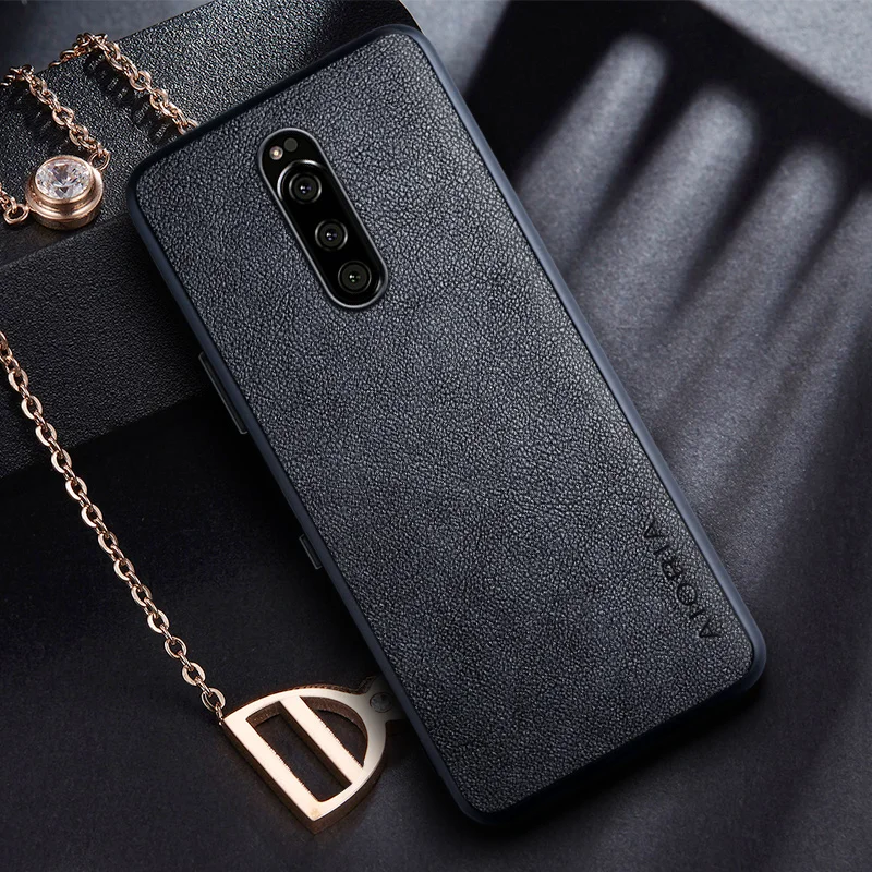 Case for Sony Xperia 1 XZ4 XZ3 coque Retro business PU leather Skin phone cover for Sony Xperia 1 case funda capa