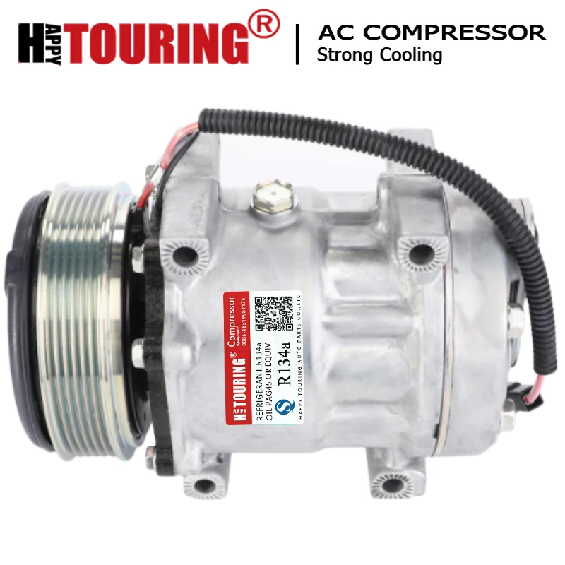 For Sanden 8244 SD7H15 aircon ac compressor for Farm Off Road Massey Ferguson 4281803m1 1201366