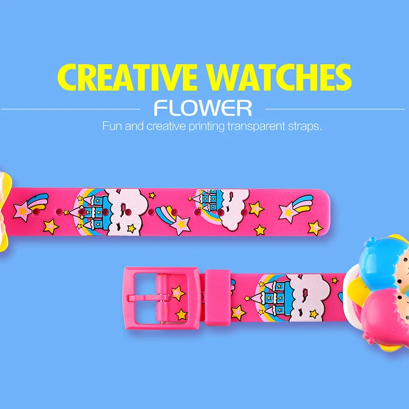 SKMEI Creative Clidren Watches Fun Angel Baby Cartoon Digital Kids Watch Waterproof 50M Boys Girls Watch 1749