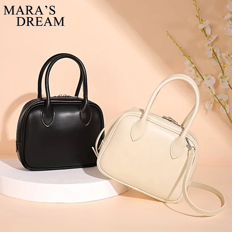 Mara\'s Dream PU Leather Women Shoulder Messenger Bags Simplicity Ladies Casual Tote Handbags Fashion Girls Daily Crossbody Bag