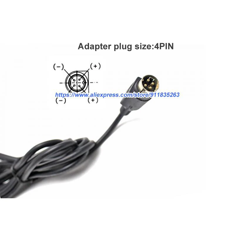 Pengisi Daya Adaptor AC ADP-150UB B Asli 24V 7A 168W untuk Catu Daya VIEWSONIC Bulat dengan 4 Pin