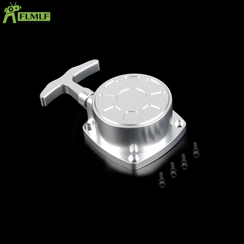 Alloy CNC Easy Starter Pull Starter for 45CC 71CC 4 Bolts Engine for 1/5 Losi 5ive T ROFUN ROVAN LT KM X2 DDT FTD Rc Car Parts