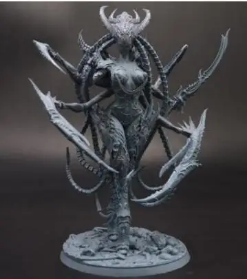 

Resin Figure 180mm ancient Women Devil Model Kits (WITH BIG BASE ) Model Unassambled Unpainted Figure Building Kit