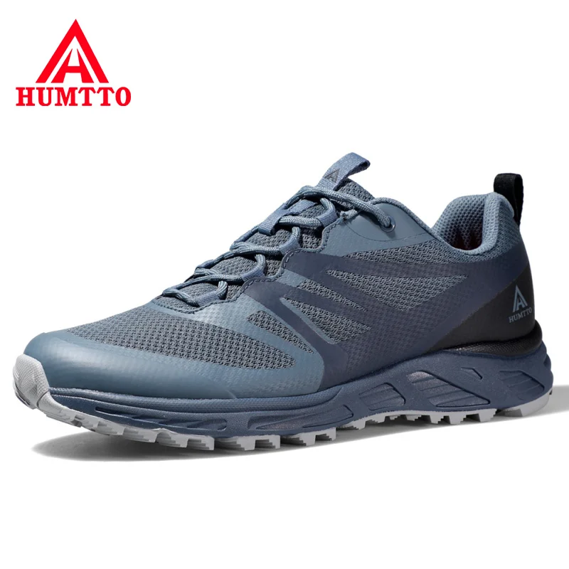 HUMTTO Men\'s Sports Shoes 2021 Brand Gym Running Shoes Summer Sneakers Men Lace-up Non-leather Casual Mens Luxury Designer Shoe