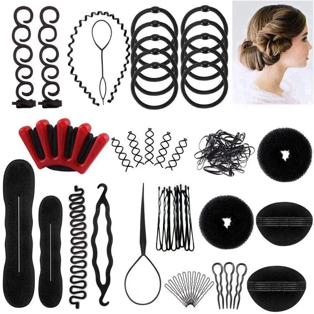 

25pcs Hairstyle Set Hair Accessories Set Hairdressing Tools Braided Hair Set Hairdressing Tools