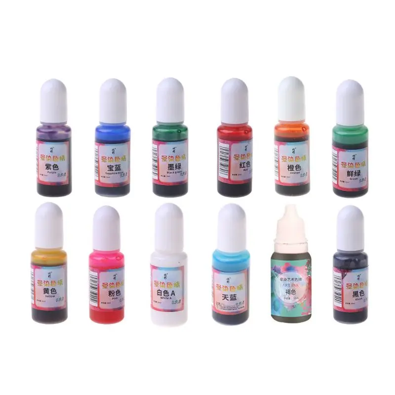 หมึกศิลปะNatural PigmentสีหมึกDiffusion UV Epoxyเรซิ่นเครื่องประดับ2XPF