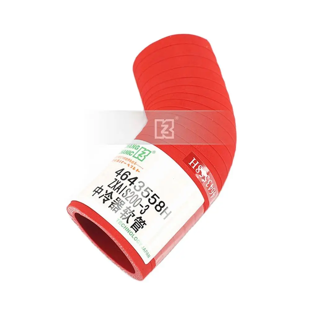 히타치 인터쿨러 호스 ZX200-3 210 240-3 엔진용, EFI 4643558H 상부 및 하부 물 탱크 파이프 굴삭기 액세서리