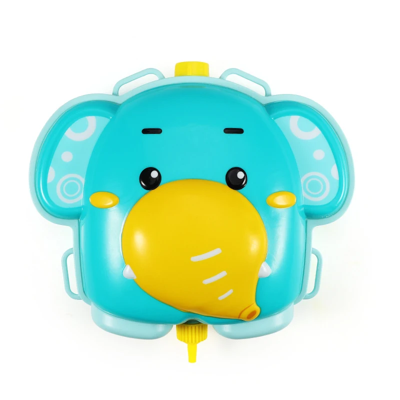 Summer beach children\'s large-capacity elephant and duckling pull-out water spray water gun boy girl cartoon backpack gift toy