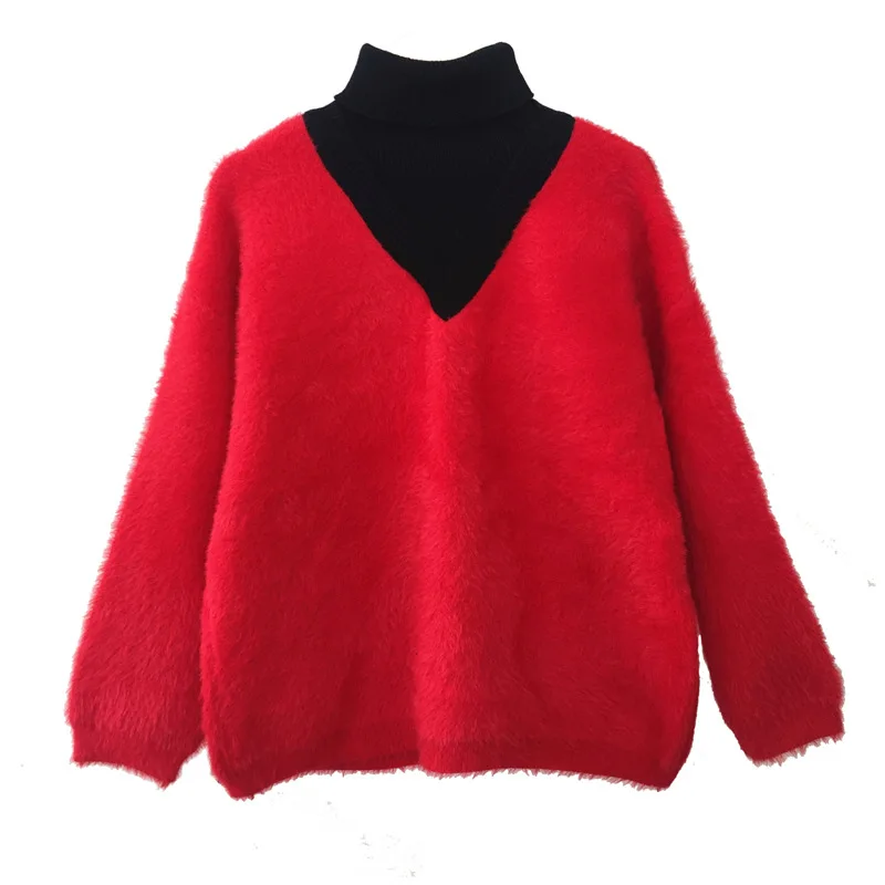 women clothing 2020 autumn New best-selling high-quality high neck sweater Fashion trend Outdoor loose women's sweaters