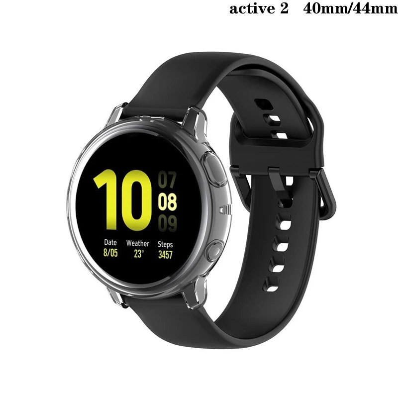 Screen Protector case for samsung galaxy watch active 2 Ultra-thin Soft silicone full Protection cover for Galaxy Active 40/44mm