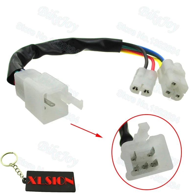 CDI كابل سلك محول موصل التوصيل ل سكوتر الدراجة حفرة الترابية دراجة ATV رباعية #1