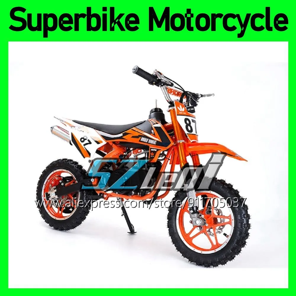 Mini Motorcycle 2 Stroke 49CC 50CC ATV off-road Real Superbike Moto bike Gasoline Power Racing Autocycle Small Autocycle Scooter