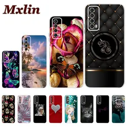 Y7a Phone Case For Huawei P Smart 2021 Case Unicorn Soft Silicon Clear Bumper Back Cover For PSmart 2021 Protective Capa PPA-LX2
