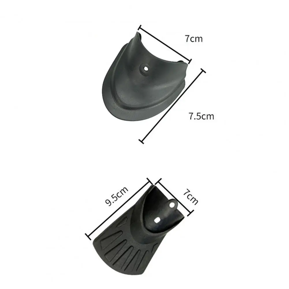 1Pair Rear Mudguard Fender Better Toughness Lightweight Rubber Scooter Fender Fishtail Flap for M365 Pro