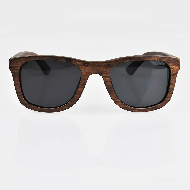 Retro Wood Sunglasses Polarized Men Women Handmade Black Bamboo Wooden Frame Classic Brand Designer Eyeglasses Float Hot Sale