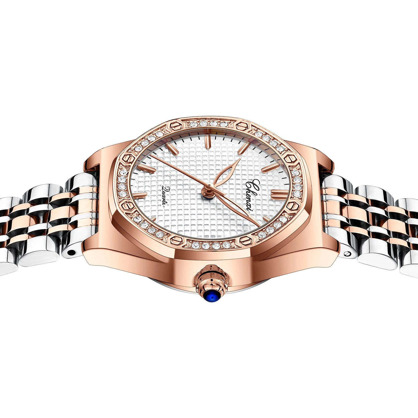 CHENXI Women Watches Top Brand Luxury Quartz Waterproof Clock Ladies Rose Gold Stainless Steel Wristwatch Relogio Feminino