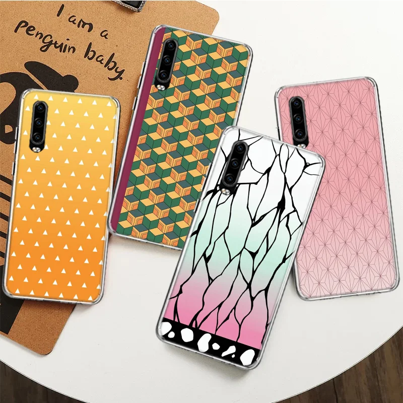 Demon Slayer-funda de silicona para teléfono móvil, carcasa personalizada para Huawei P30, P20, P40, P50, P10, Mate 20, 30, 40, 10 Lite Pro