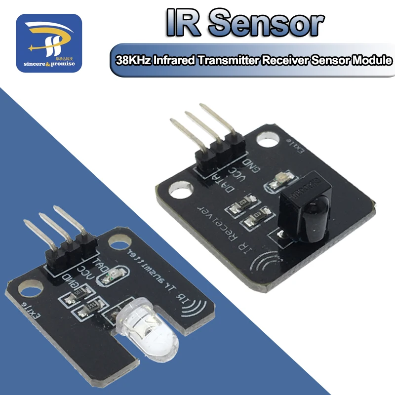 Modulo trasmettitore a infrarossi IR modulo sensore ricevitore a infrarossi digitale 38khz Ir per blocco da costruzione elettronico Arduino