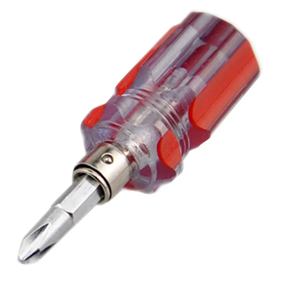 Dual-purpose screwdriver telescopic screwdriver cross-shaped ratchet screwdriver screwdriver manual hardware tool