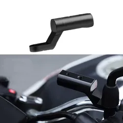 Motorcycle Expansion Rack Rear View Handlebar Mirror Mount Adapter Motorbike Light Bracket Extension