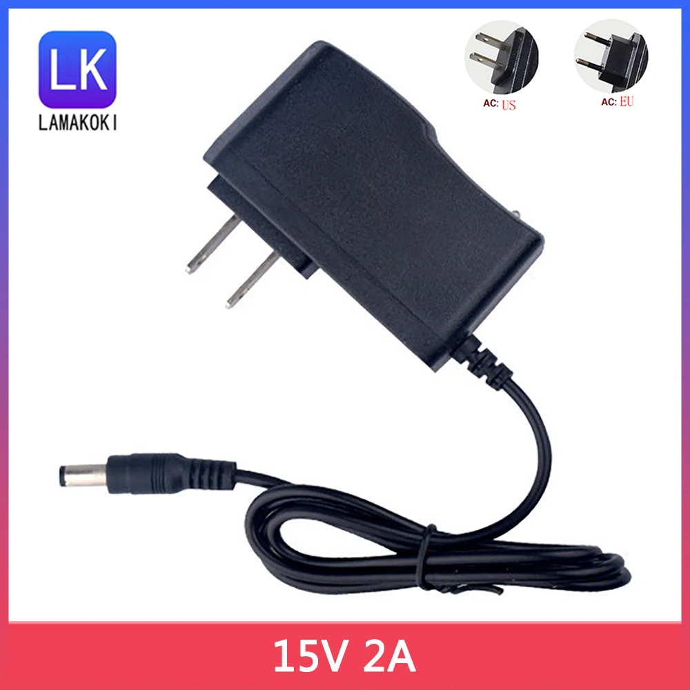 15V 2A Power Supply Charger Adapter for Marshall Stockwell Portable Wireless Bluetooth Speaker Advent t AW870 ADV-W801 