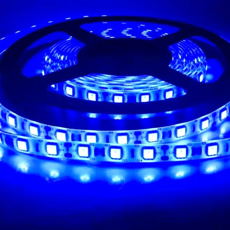Waterproof 12V LED Strip Light 60 LED/m Warm White Flexible LED Strip Light 1m 2m 3m 4m 5m Replacement for 5050 RGB Black PCB
