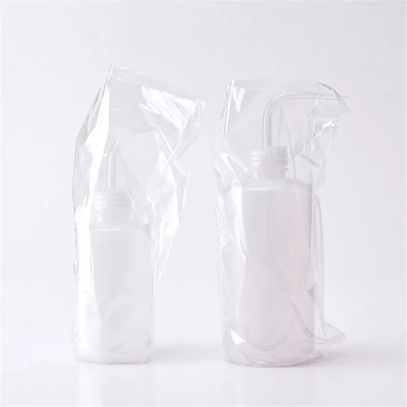 250 pcs EZ Tattoo Spray Bottle Bags Wash Bottle Disposable Cover Bags Clear/Blue 2 sizes Tattoo Supply Tattoo Accessories