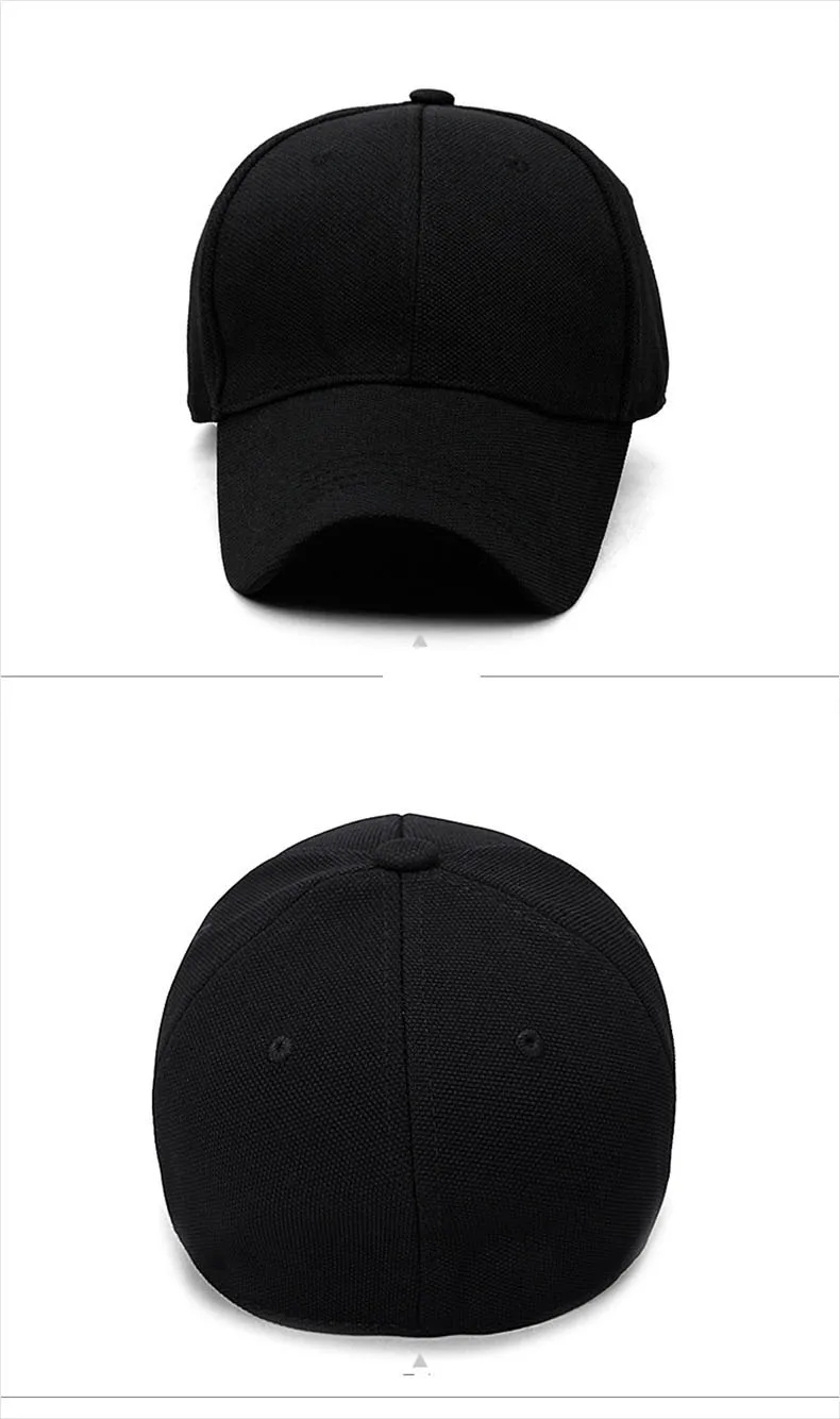 Solide angepasste Kappe benutzer definierte Logo Baseball mützen Männer Text Foto Team Stickerei Knochen vollständig versiegelt Casque tte Papa Hut Hysterese nhut – Detail 14