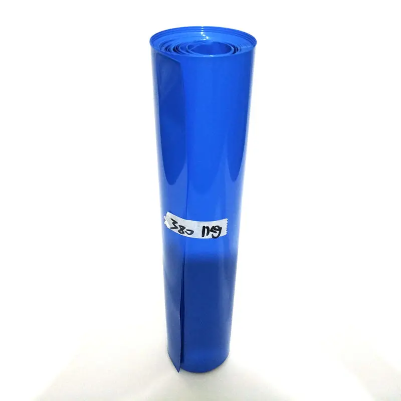 1KG 380mm 18650 batteria al litio PVC termorestringente tubo termoretraibile agli ioni di litio per pacchi batteria LiFePO4 LTO maniche di copertura