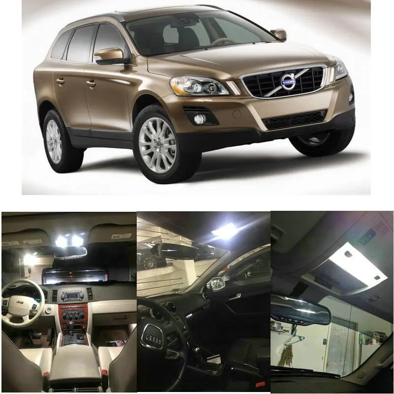 LED Interior Car Lights For volvo xc60 156 xc70 cross country 295 estate mk2 136 car accessories lamp bulb error free