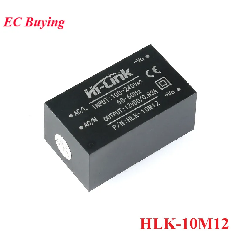 10W HLK-10M03 10M05 10M09 10M12 10M15 10M24 2M03 2M05 2M09 2W 220v to 3.3V/5V/9V/12V/15V/24V AC-DC Isolation Switch Power Module