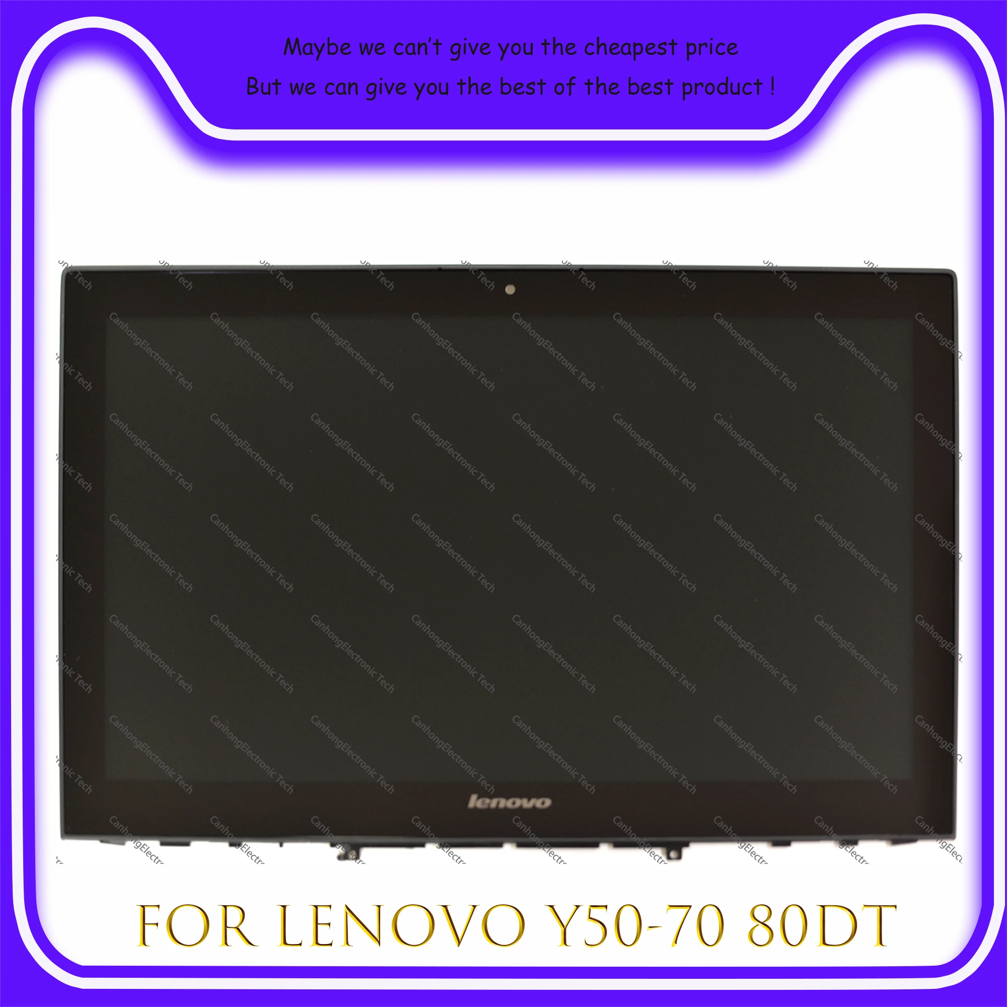 

15.6" FHD UHD For Lenovo Y50-70 80DT Y50-70T Laptop LED Display Touch Screen Digitizer Assembly 5D10F78838