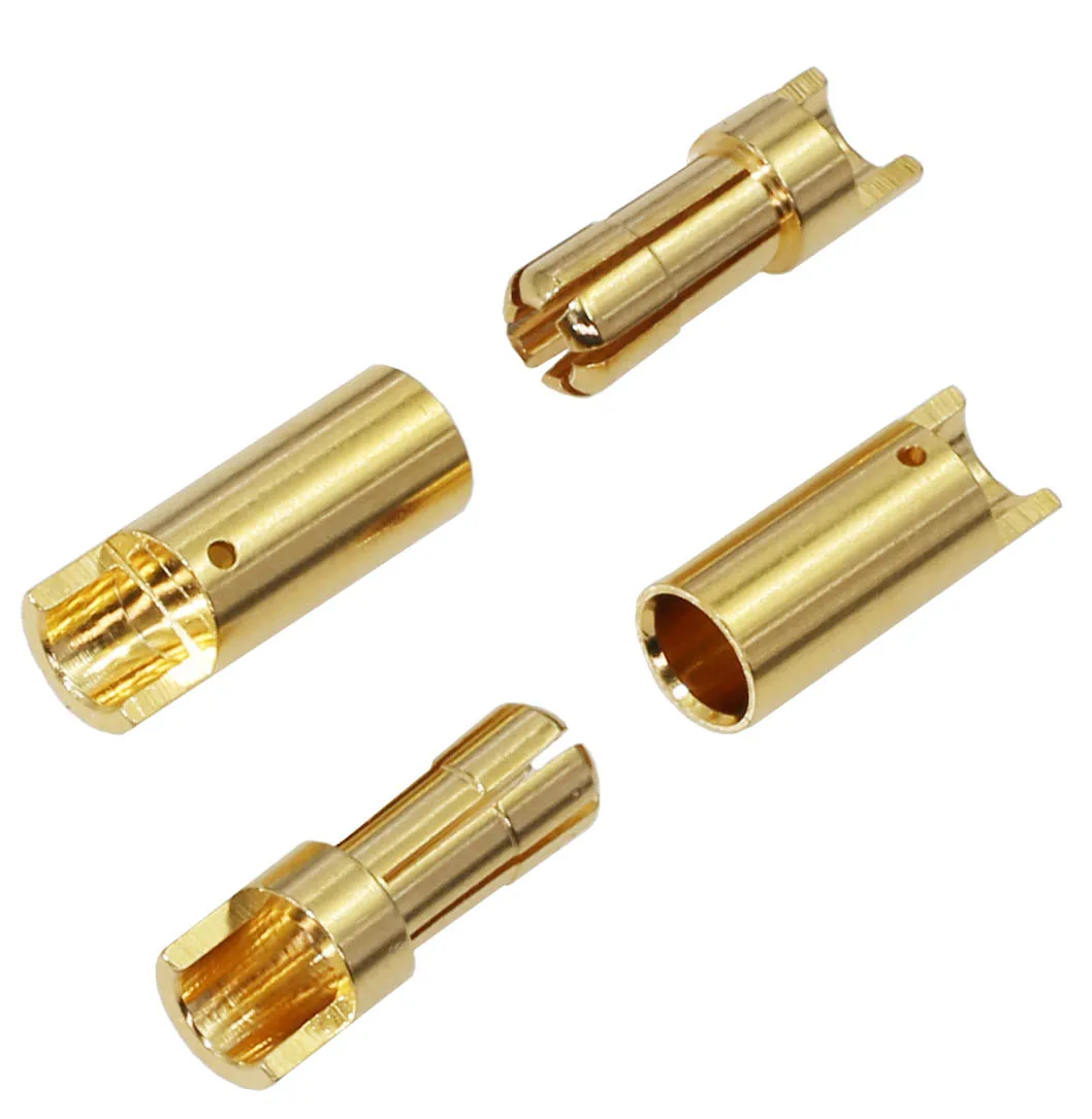 Amass-Electrically Adjustable Multi Axis Lithium Battery, Banana Plug, Gold Model, 7U, 5.5mm, 80A, GC5510, M/F, 2Pair