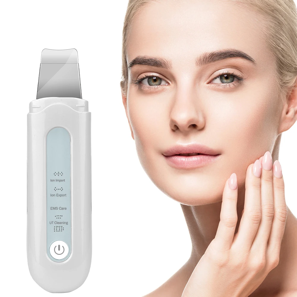 Ultrasone Huid Scrubber Diepe Gezicht Reinigingsmachine Peeling Schop Facial Pore Cleaner Gezicht Huid Scrubber Lift Machine