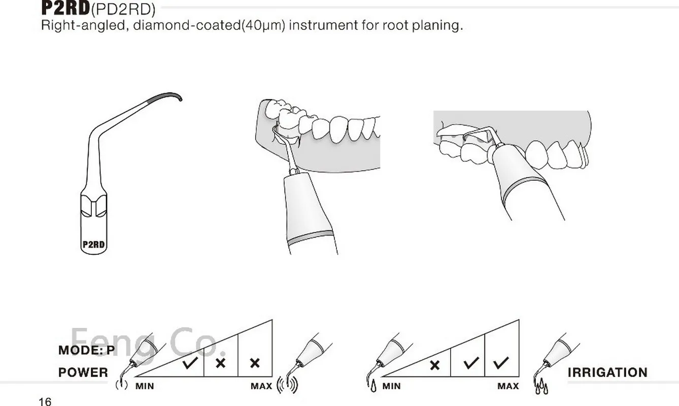 PD2RD Dental Ultrasonic Scaler Tips Scaling  Endo Perio Fit SATELEC NSK DTE GNATUS HU-FREIDY Handpiece Dentist Teeth Whitening