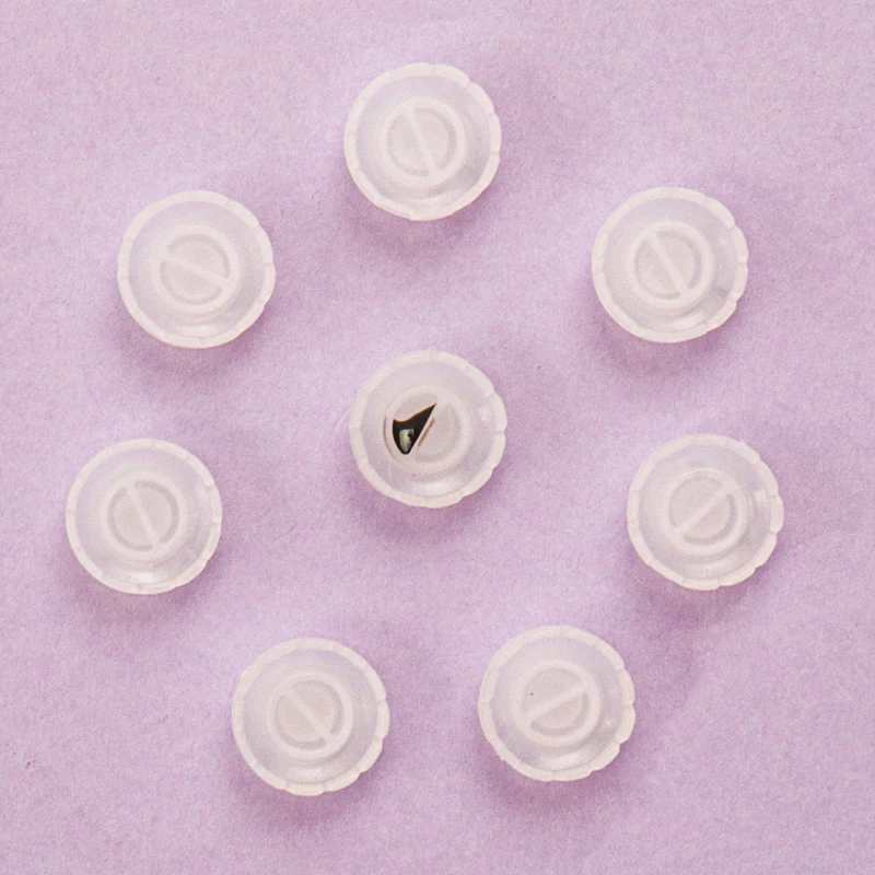 100 pcs Eyelash Glue Holder Grafting Eyelashes Quick Blossom Cup Ring Eyelash Extension Adhesive Stand Disposable Tattoo ring