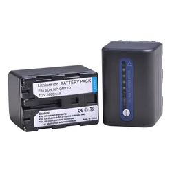 2600mAh NP-QM71D NP QM71D FM70 bateria do Sony CCD-TRV106K TRV108E DCR-PC300K TRV24 TRV480 DVD100 HC1 GV-D1000 HVL IRM ML20M