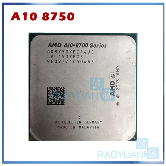AMD A10 Series A10 8700 Series A10 8750B A10 8750 Quad Core 3.6G 65W AD8750YBI44JC AD875BYBI44JC CPU Processor Socket FM2