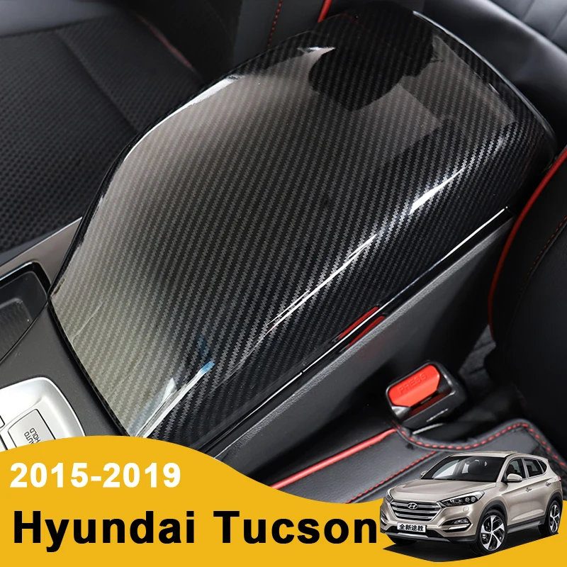 

Car Armrest Box Cover Shell For Hyundai Tucson 2015 2016 2017 2018 2019 Automatic Central Armrest Console Box Protective Pad Mat