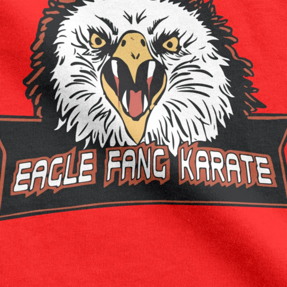 Men Eagle Fang Karate Cobra Kai T Shirts The Karate Kid 100% Cotton Clothes Fun Short Sleeve O Neck Tee Shirt Summer T-Shirt