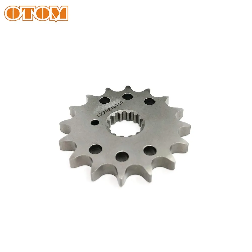 OTOM Motorcycle 428-16T Front Sprocket Transmission Gear Chain Wheel For YAMAHA DT230 MT250 Off-Road Motocross Parts Dirt Bikes