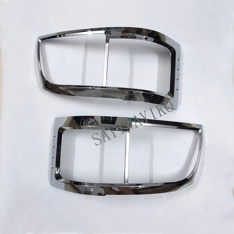 Pcs Chrome Headlight Cover Trim For Toyota Hiace 2005 2008 2011 Head Lamps Shell Frame Decoration Car Accessories