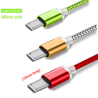 10MM Long Micro USB Connector Charging Cable For Doogee S60 X20/X30/X10 X5/Max/Pro Shoot 2 Oukitel K10000/K3/C8 Charger Cabel