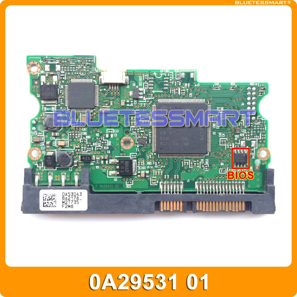 hard drive parts PCB board F B 0A29531 01 for Hitachi 3.5 SATA hdd data recovery hard drive repair HDS721616PLA380