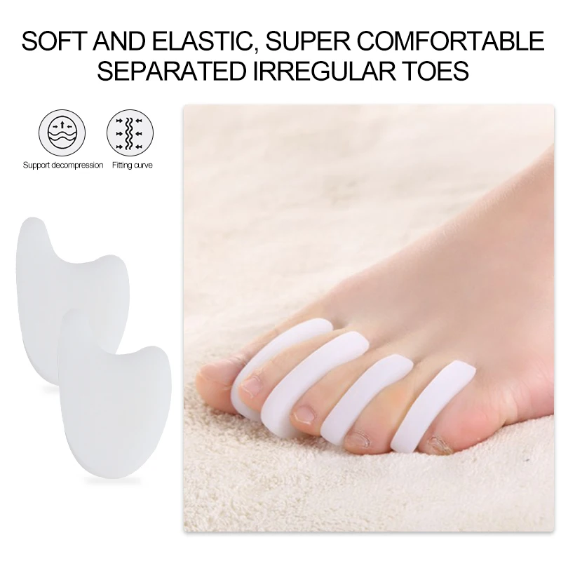 2Pcs Hallux valgus Silicone Gel Toe Bunion Corns Blisters Foot Care Pain Relief Toes Thumb Protect Orthotics Foot Massage Z28901