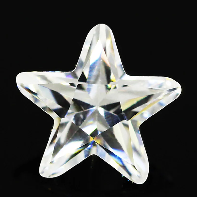 5A colori misti a forma di stella 3 x3 ~ 10x10 taglio brillante CZ pietra gemme sintetiche Cubic Zirconia per gioielli