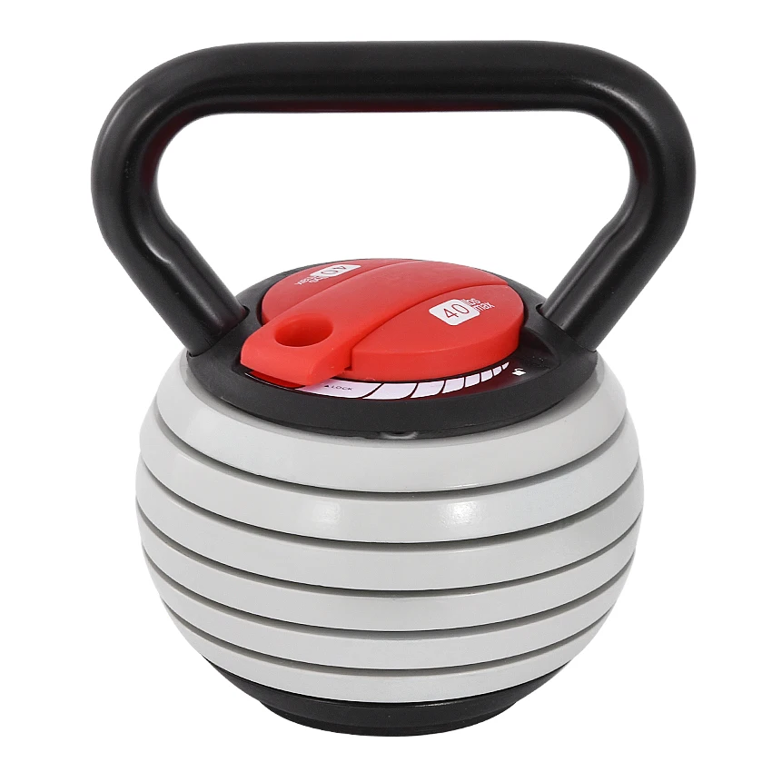 

HT1082 Adjustable Weight Kettle Bell 40 Pounds Cast Iron Competitive Kettlebell Exercise Body Shaping Indoor Fitness Equipment