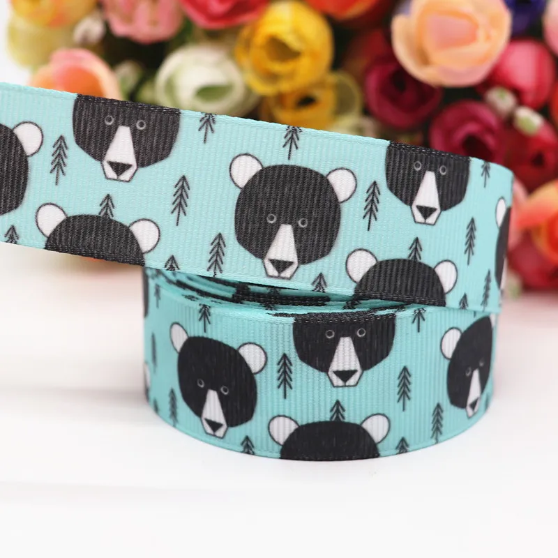 10 Yards 1'' 25MM Ripsband mit Tiermotiven für Haarschleifen, DIY-Bastelmaterial Y19122403 – Detail 6