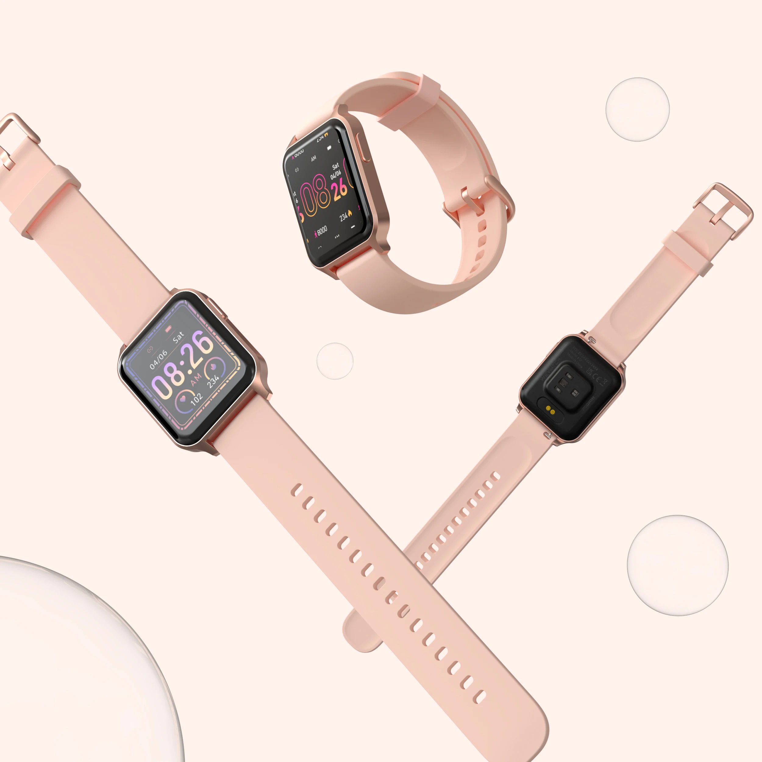 WEWATCH SW2สมาร์ทนาฬิกาบลูทูธฟิตเนส Tracker สำหรับ iPhone Android เลือดออกซิเจน Heart Rate Sleep Monitor Smartwatch กันน้ำ