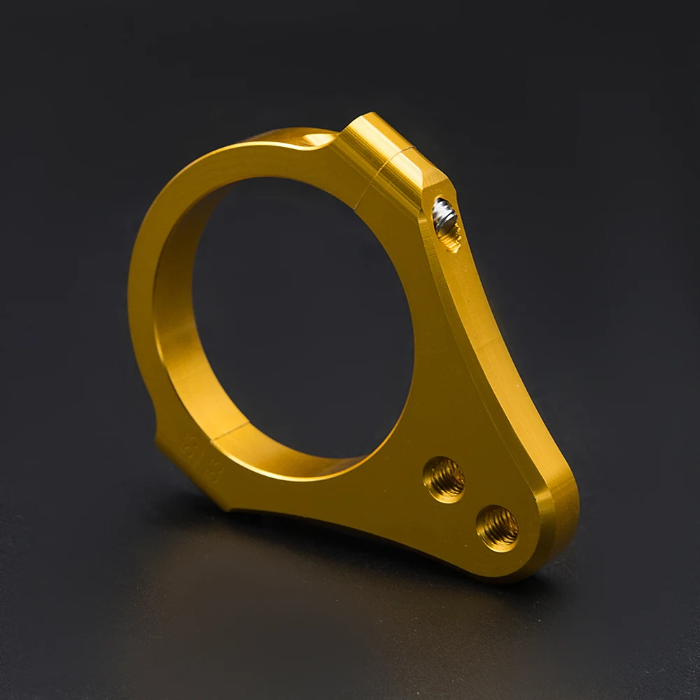 27 28 29 30 31 32 33 35 36 37 39 40 43 45 47 48 49 50 51 52 53 54 55 56 57 58 60mm Steering Damper Bracket Support Holder Gold